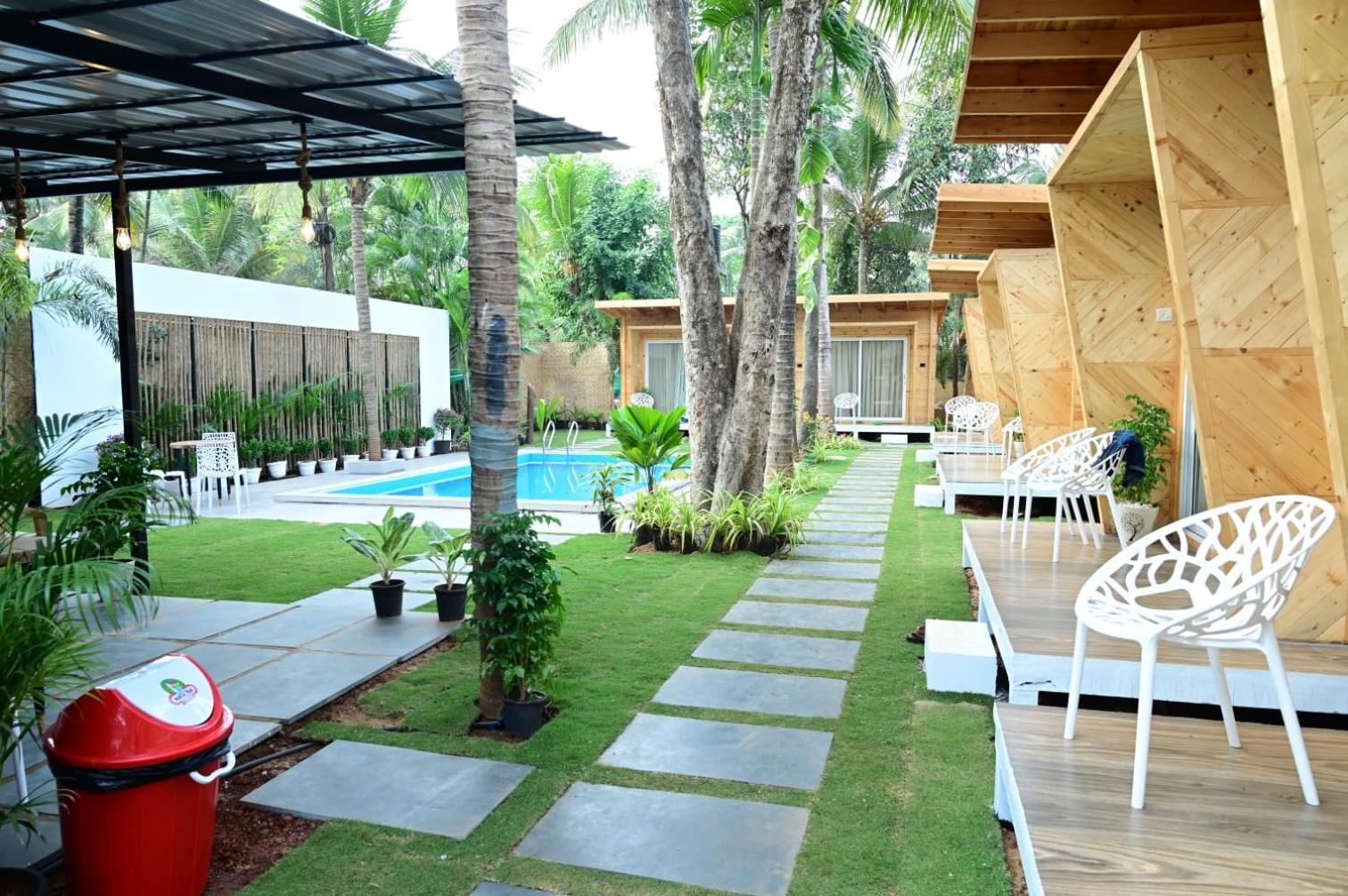 The Nine Beach Resort Patnem Beach Buitenkant foto